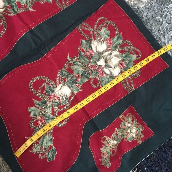 Magnolia Stocking  Fabric Craft Panel - Picture 5 of 8